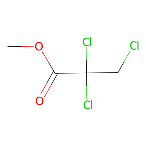 Methyl 2,2,3-trichloropropanoate structure
