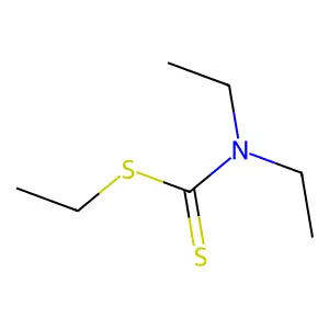 Ethyl N,N-diethylcarbamodithioate structure