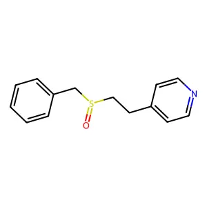 4-(2-Benzylsulfinylethyl)pyridine structure