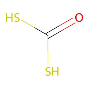 二硫代碳酸 structure