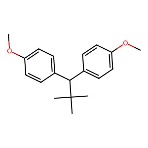 Benzene, 1,1'-(2,2-dimethylpropylidene)bis(4-methoxy- structure