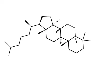 羊毛甾烷 structure