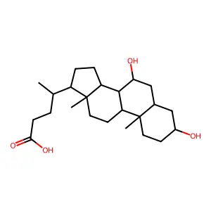 鹅去氧胆酸 structure