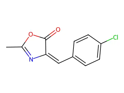 4-(4-Chloro-benzylidene)-2-methyl-4H-oxazol-5-one structure