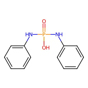 二苯胺基膦酸 structure