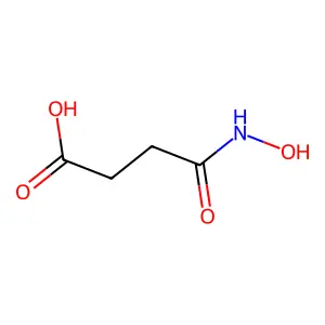 Butanoic acid, 4-(hydroxyamino)-4-oxo- structure