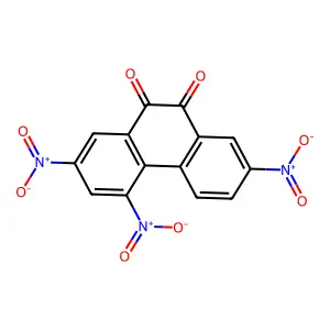 9,10-Phenanthrenedione, 2,4,7-trinitro- structure