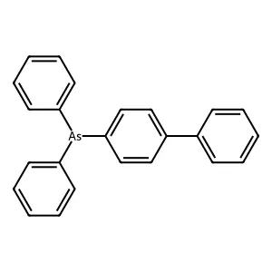 Biphenyl-4-yl(diphenyl)arsane structure