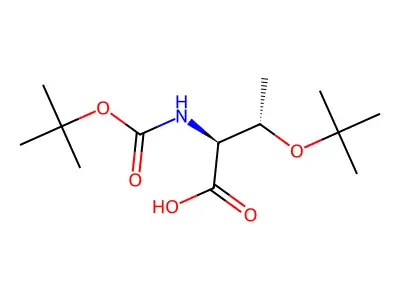 Boc-D-thr(tbu)-OH structure
