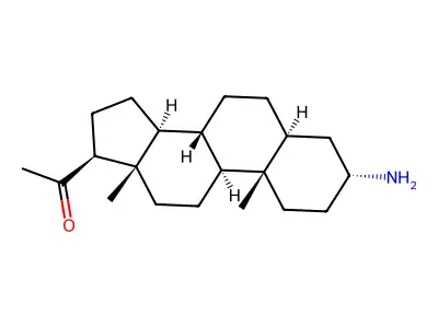丝胶树碱 structure
