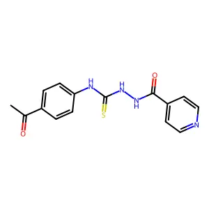 1-(4-Acetylphenyl)-3-(pyridine-4-carbonylamino)thiourea structure