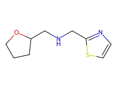 (Tetrahydro-furan-2-ylmethyl)-thiazol-2-ylmethyl-amine structure