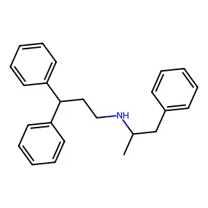 (+)-Prenylamine structure