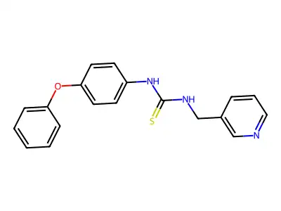 1-(4-Phenoxyphenyl)-3-(pyridin-3-ylmethyl)thiourea structure