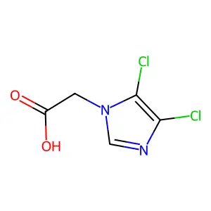 (4,5-二氯-1H-咪唑-1-基)乙酸 structure