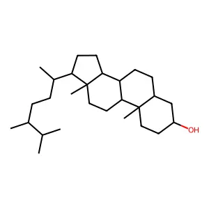 菜油甾烷醇 structure