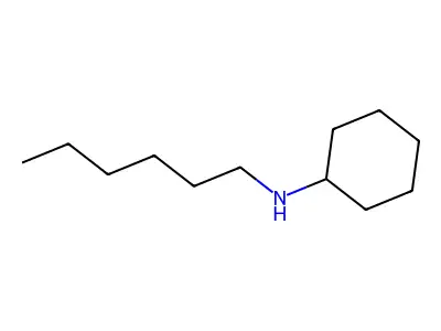 N-hexylcyclohexanamine structure