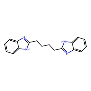 1,4-Bis(2-benzimidazolyl)butane structure