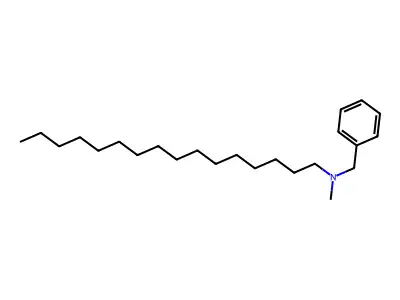 N-Hexadecyl-N-methylbenzenemethanamine structure