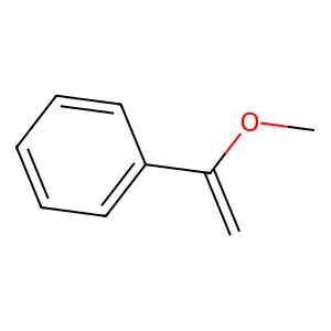 Benzene, (1-methoxyethenyl)- structure