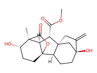Gibberellin A1, methyl ester structure