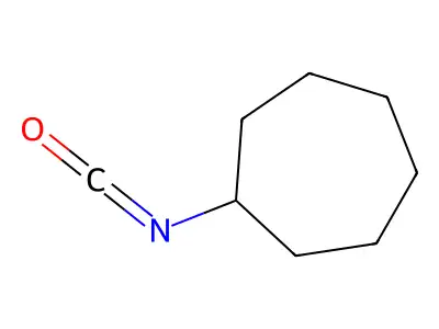 Isocyanatocycloheptane structure