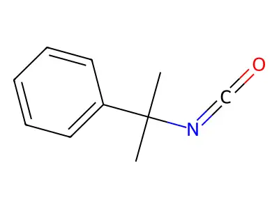 1-Methyl-1-phenyl-ethylisocyanate structure