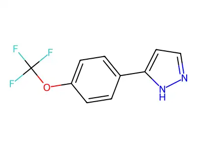 3-[4-(Trifluoromethoxy)phenyl]-1H-pyrazole structure