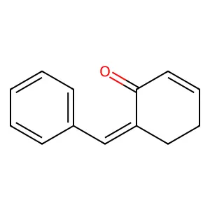 2-Cyclohexen-1-one, 6-(phenylmethylene)- structure