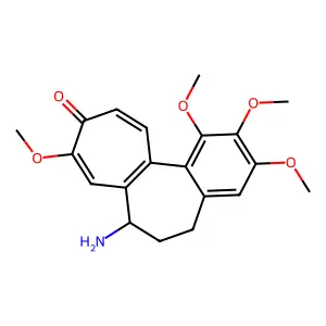Benzo(a)heptalen-10(5H)-one, 7-amino-6,7-dihydro-1,2,3,9-tetramethoxy-, (S)- structure