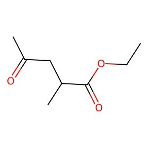 Pentanoic acid, 2-methyl-4-oxo-, ethyl ester structure