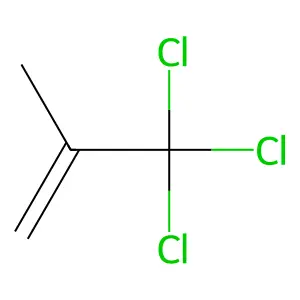 3,3,3-Trichloro-2-methyl-1-propene structure