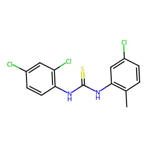 1-(5-Chloro-2-methylphenyl)-3-(2,4-dichlorophenyl)thiourea structure