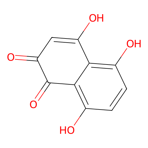 2,5,8-三羟基-1,4-萘醌 structure