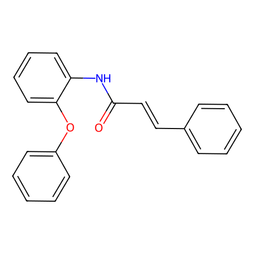 N-(2-phenoxyphenyl)-3-phenylprop-2-enamide structure
