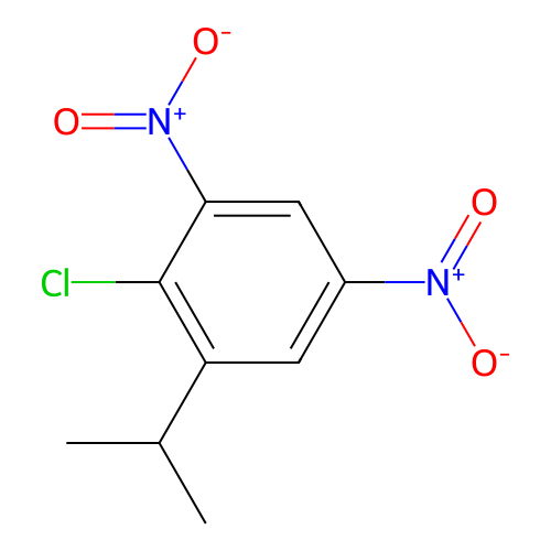 2-Chloro-1,5-dinitro-3-propan-2-ylbenzene structure