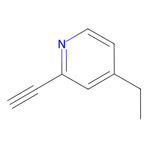 4-Ethyl-2-ethynylpyridine structure