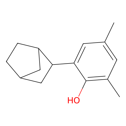 Phenol, 2-bicyclo[2.2.1]hept-2-yl-4,6-dimethyl- structure