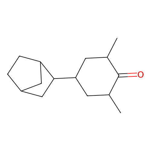 4-(Bicyclo[2.2.1]heptan-2-yl)-2,6-dimethylcyclohexanone structure