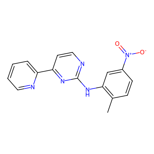 N-(2-Methyl-5-nitrophenyl)-4-(2-pyridinyl)-2-pyrimidinamine structure