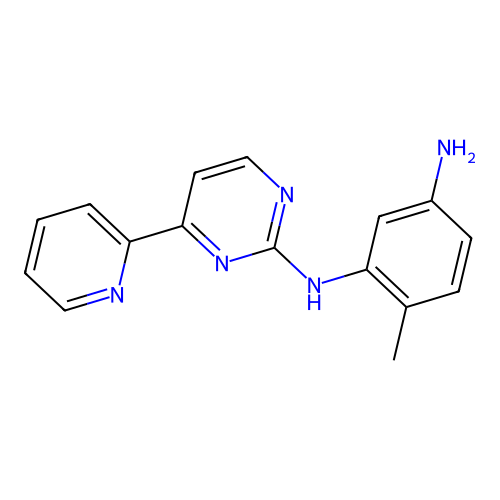 1,3-Benzenediamine, 4-methyl-N3-[4-(2-pyridinyl)-2-pyrimidinyl]- structure