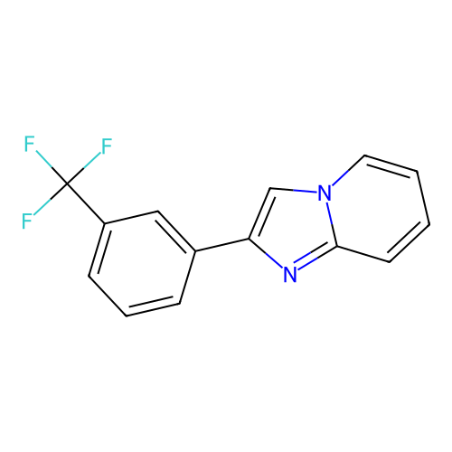 2-[3-(Trifluoromethyl)phenyl]imidazo[1,2-a]pyridine structure