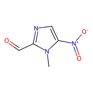 1-甲基-5-硝基-1H-咪唑-2-甲醛 structure