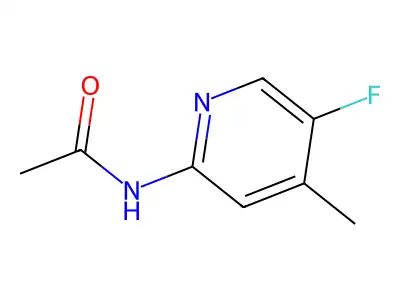 N-(5-fluoro-4-methylpyridin-2-yl)acetamide structure