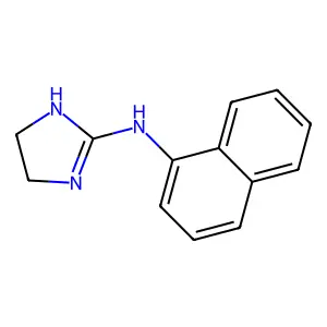 N-(2-咪唑啉-2-基)-1-萘胺 structure