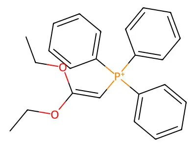 Phosphonium, (2,2-diethoxyethenyl)triphenyl- structure