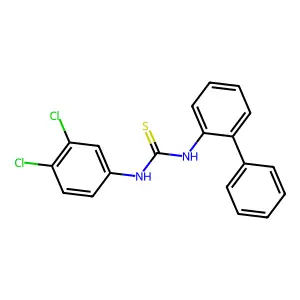 1-Biphenyl-2-yl-3-(3,4-dichlorophenyl)thiourea structure