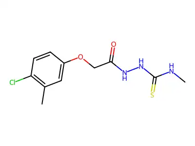 1-[[2-(4-Chloro-3-methylphenoxy)acetyl]amino]-3-methylthiourea structure