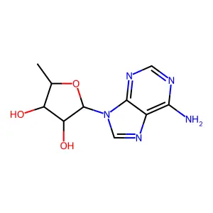 5'-Deoxyadenosine structure