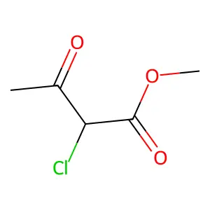 Methyl 2-chloroacetoacetate structure